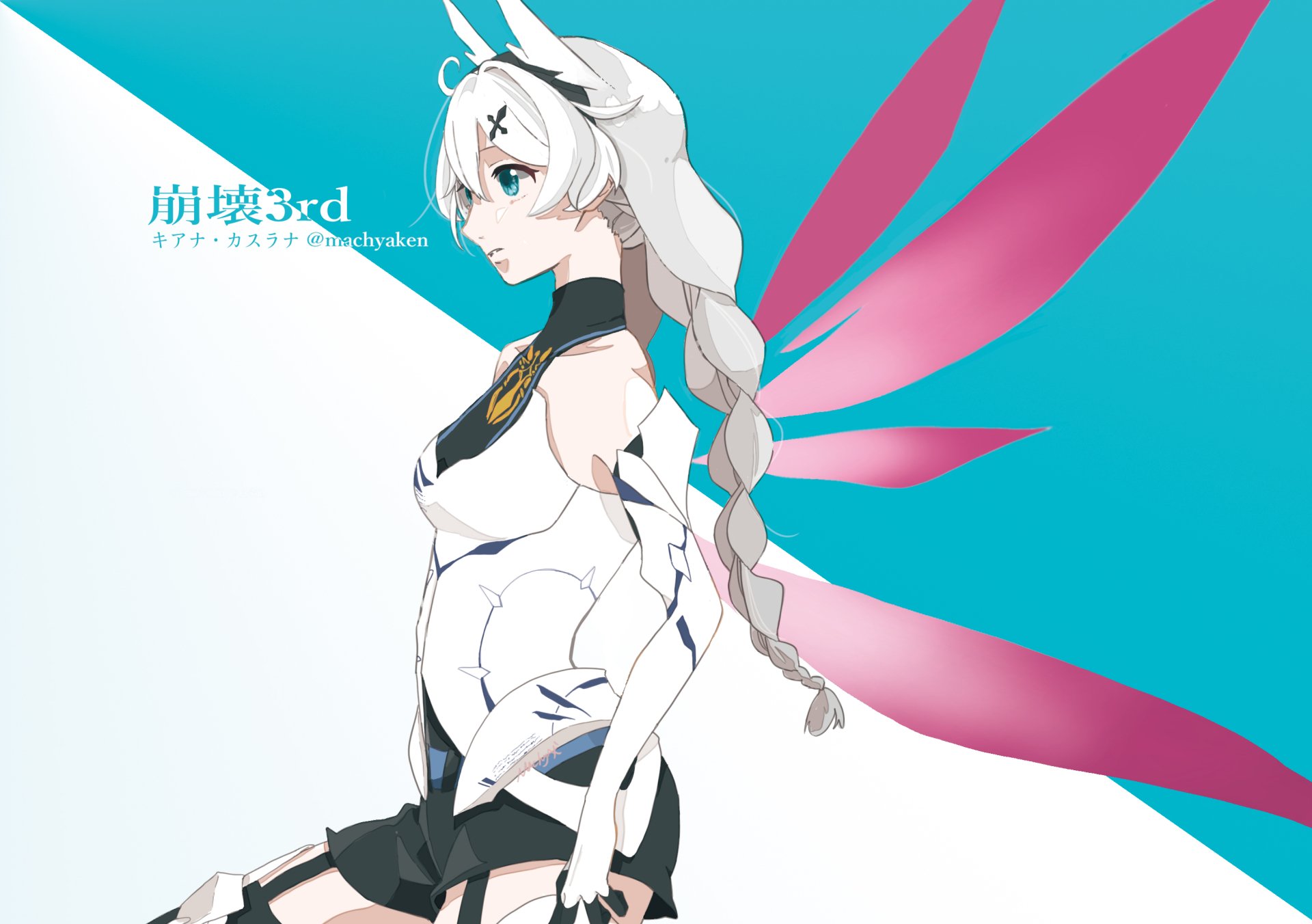 Download Kiana Kaslana Anime Benghuai Xueyuan HD Wallpaper by まちゃ犬