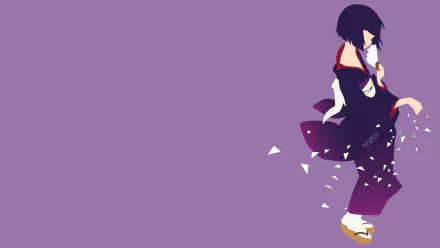 HD anime desktop wallpaper featuring Kalluto Zoldyck from Hunter x Hunter against a minimalist purple background.