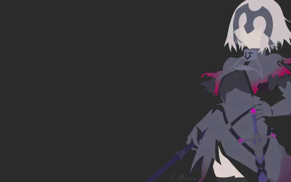 Jeanne d'Arc Alter Anime Fate/Grand Order HD Desktop Wallpaper | Background Image