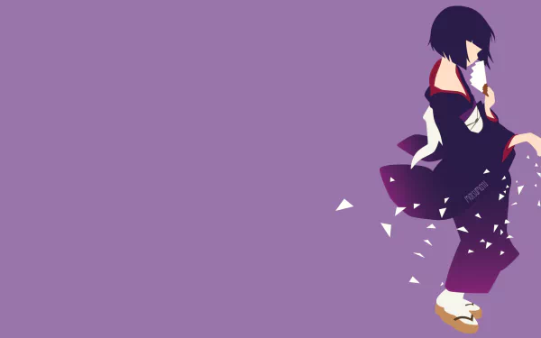 HD anime desktop wallpaper featuring Kalluto Zoldyck from Hunter x Hunter against a minimalist purple background.