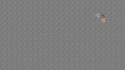 HD Minecraft desktop wallpaper featuring a textured stone background with various in-game ores clustered in the top right corner.