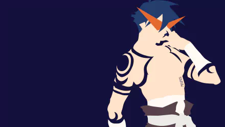 Kamina (Tengen Toppa Gurren Lagann) Anime Tengen Toppa Gurren Lagann HD Desktop Wallpaper | Background Image