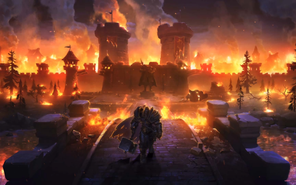 Video Game Warcraft III: Reforged Arthas Menethil Armor Warrior HD Wallpaper | Background Image