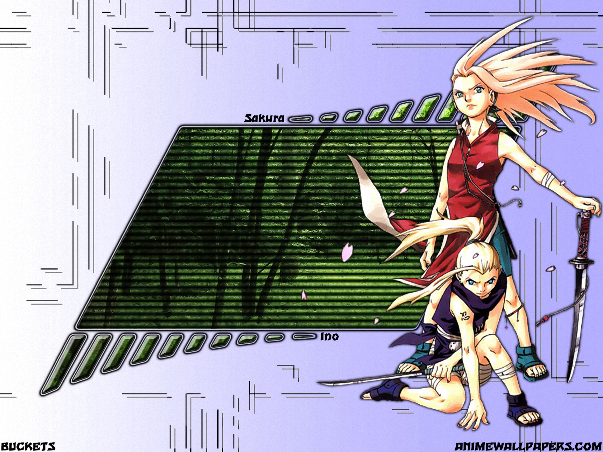 Download Ino Yamanaka Sakura Haruno Anime Naruto HD Wallpaper