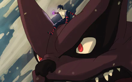 Kurama (Naruto) Menma Uzumaki Anime Road to Ninja: Naruto the Movie HD Desktop Wallpaper | Background Image