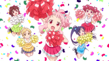 Ushiku Kana Tatejima Kotetsu Sawatari Uki Hatoya Kohane Arima Hizume Anime Anima Yell! HD Desktop Wallpaper | Background Image