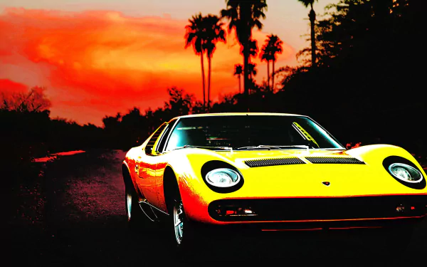 vehicle Lamborghini Miura HD Desktop Wallpaper | Background Image