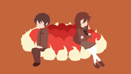 Maria Otonashi Kazuki Hoshino Anime Utsuro no Hako to Zero no Maria HD Desktop Wallpaper | Background Image