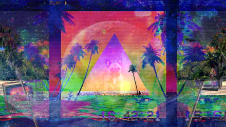 artistic vaporwave HD Desktop Wallpaper | Background Image