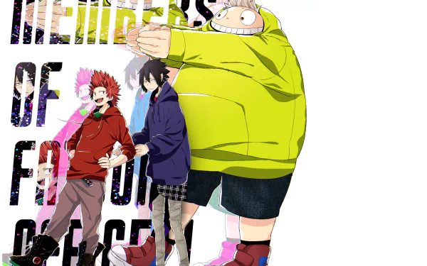 Fatgum (Boku No Hero Academia) Tamaki Amajiki Eijiro Kirishima Anime My Hero Academia HD Desktop Wallpaper | Background Image