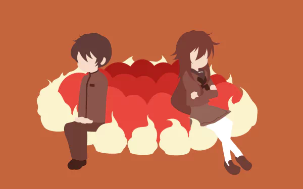 Maria Otonashi Kazuki Hoshino Anime Utsuro no Hako to Zero no Maria HD Desktop Wallpaper | Background Image