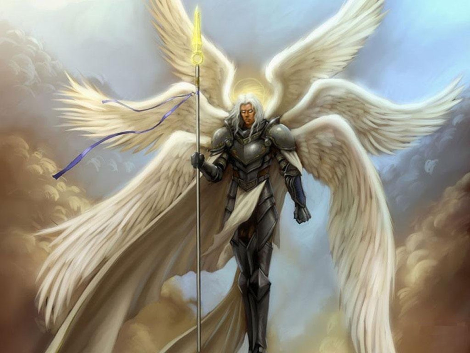 Seraphim Angel Warrior HD Wallpaper