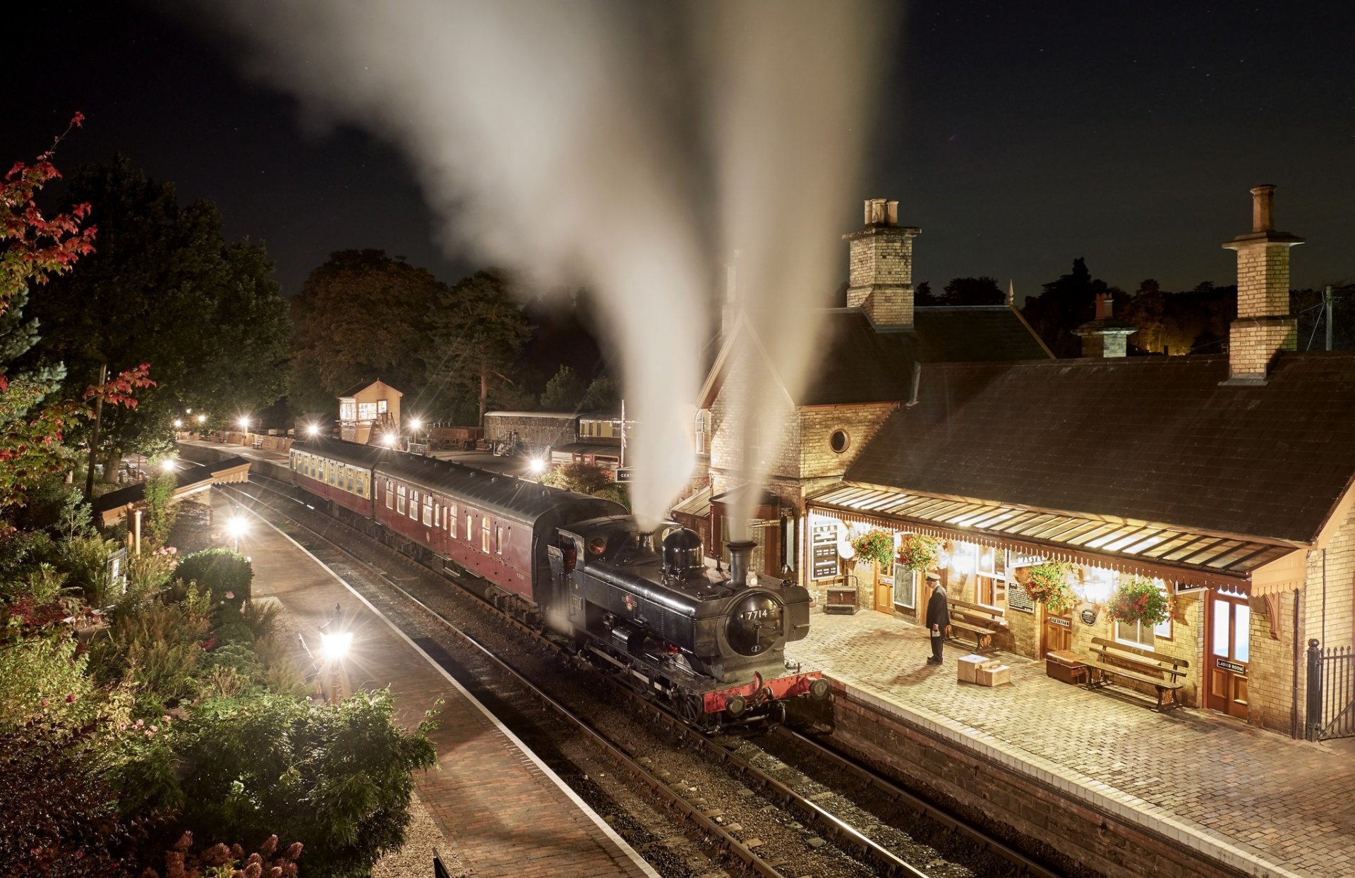 7714 British Steam Built in 1930 HD Wallpaper