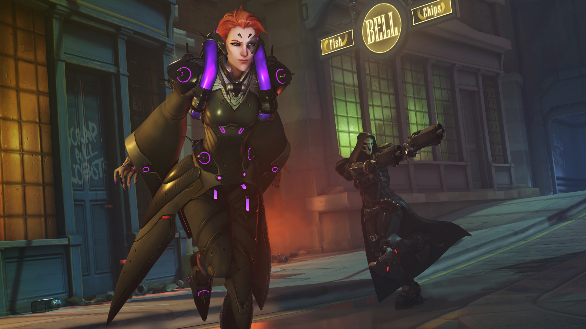 Download Reaper (Overwatch) Moira (Overwatch) Video Game Overwatch 4k Ultra HD Wallpaper