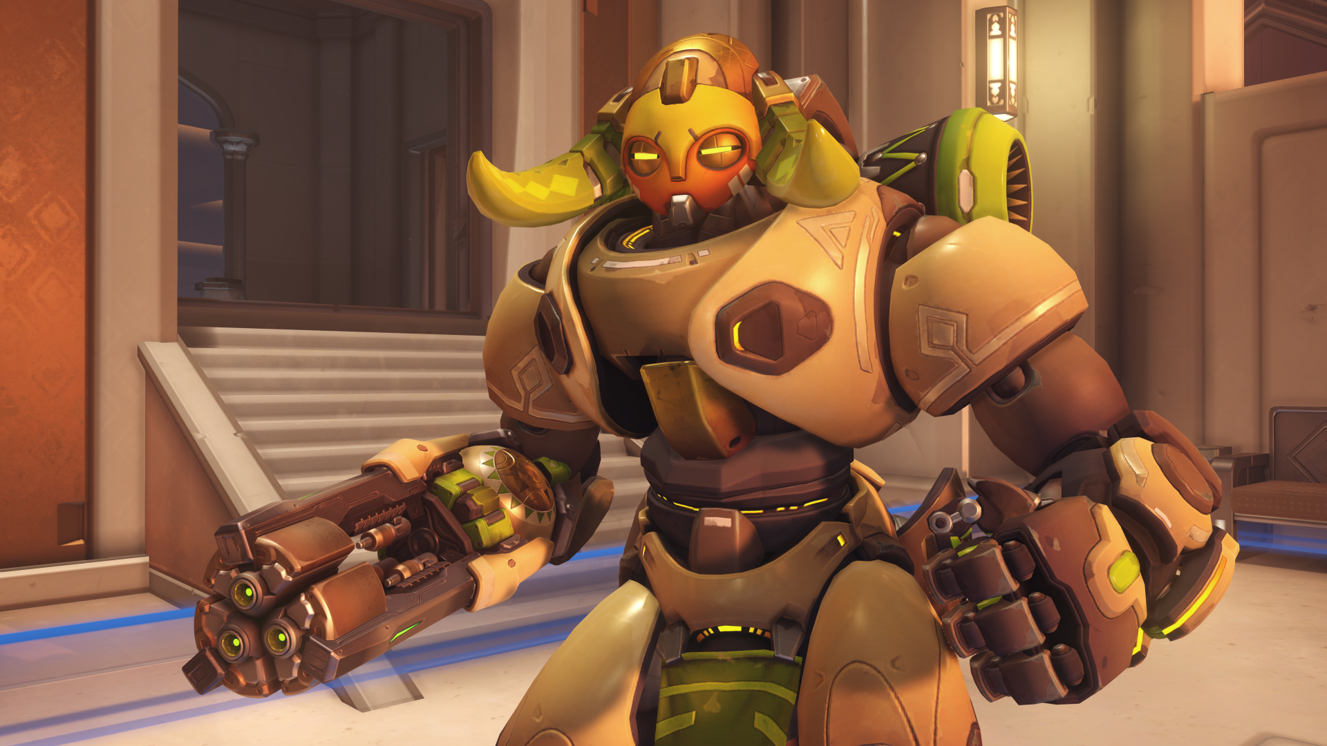 Download Orisa (Overwatch) Video Game Overwatch 4k Ultra HD Wallpaper