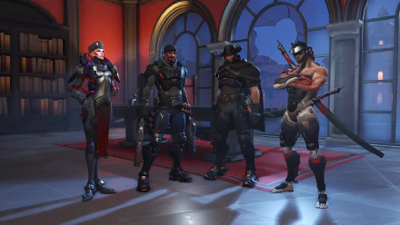 Hanzo (Overwatch) McCree (Overwatch) Reaper (Overwatch) Moira (Overwatch) video game Overwatch HD Desktop Wallpaper | Background Image
