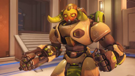 Orisa (Overwatch) video game Overwatch HD Desktop Wallpaper | Background Image