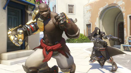 Reaper (Overwatch) Doomfist (Overwatch) video game Overwatch HD Desktop Wallpaper | Background Image
