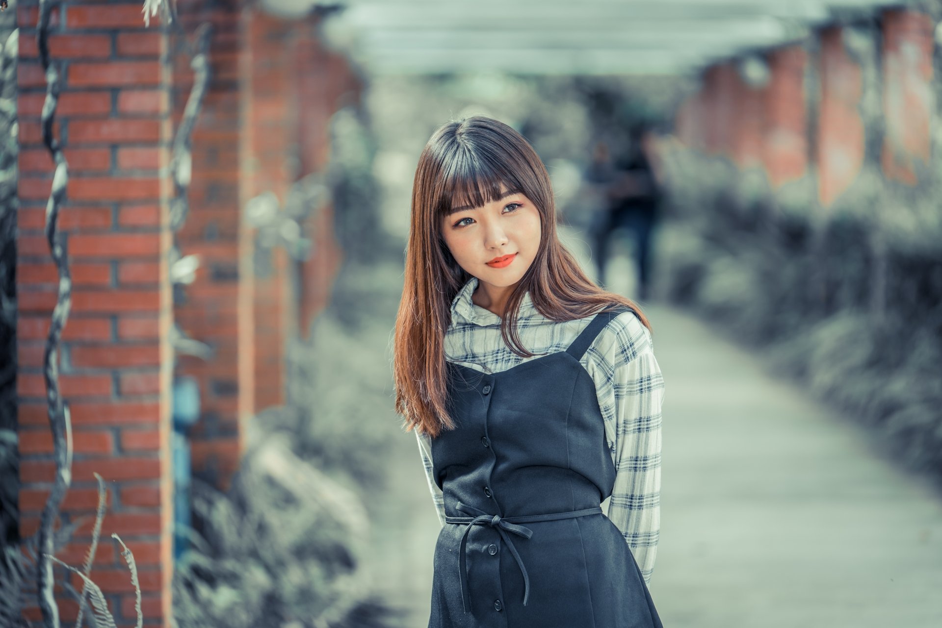 Download Brunette Lipstick Depth Of Field Model Woman Asian 4k Ultra HD ...