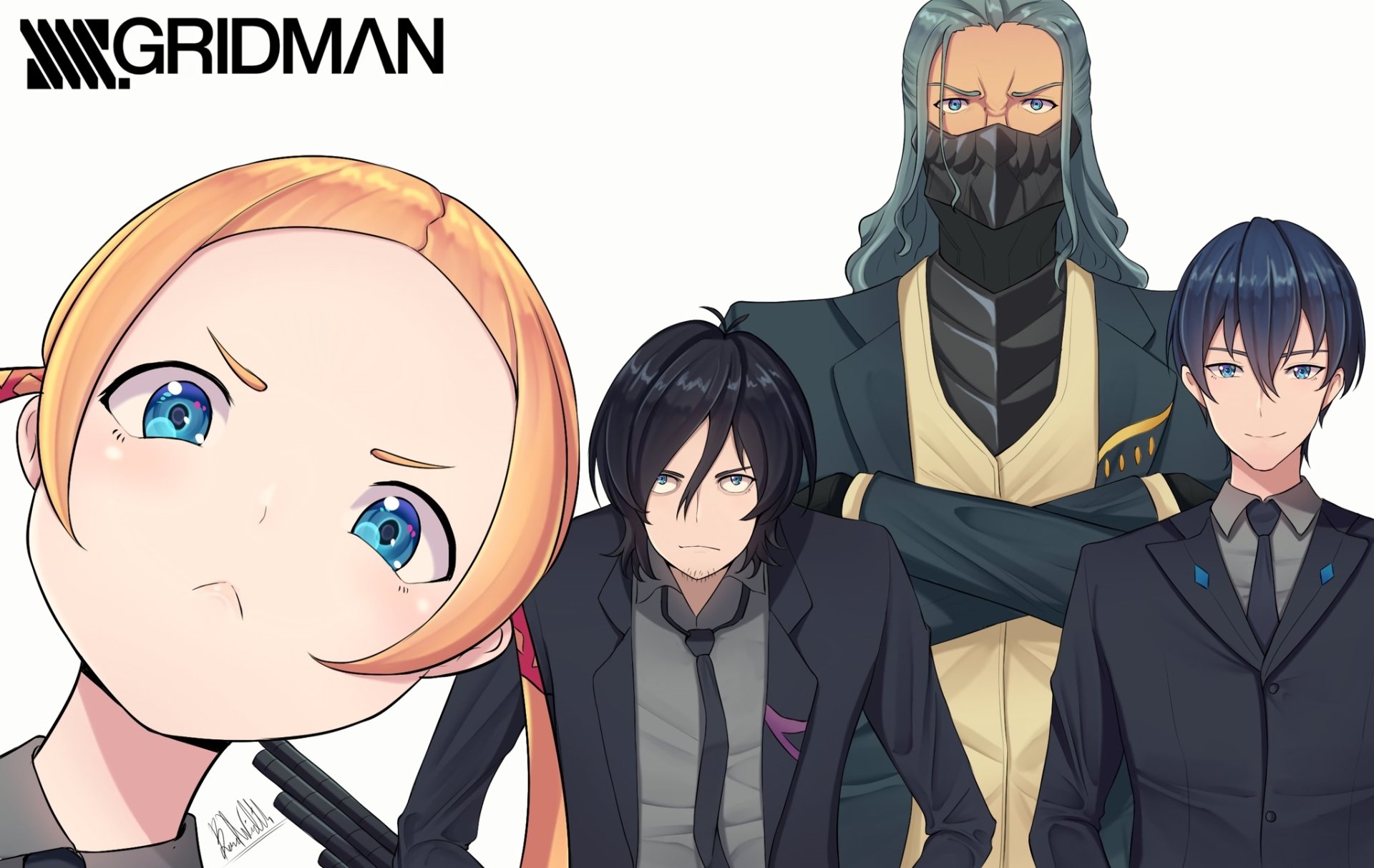 Download Borr (SSSS.Gridman) Vit (SSSS.Gridman) Samurai Calibur Max (SSSS.Gridman) Anime SSSS.Gridman HD Wallpaper by BandWidth