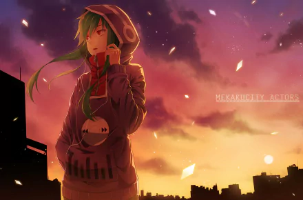 sunset sunlight Tsubomi Kido Anime Kagerou Project anime sunset HD Desktop Wallpaper | Background Image