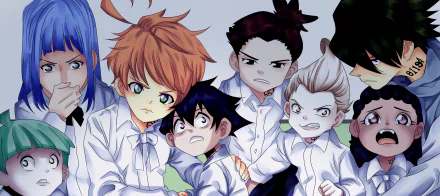 Anime The Promised Neverland HD Desktop Wallpaper | Background Image