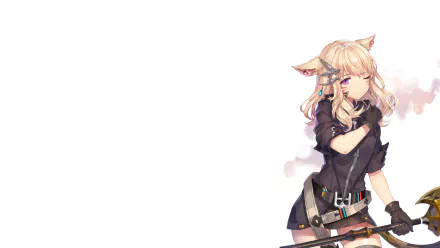 Miqo'te (Final Fantasy) video game Final Fantasy XIV HD Desktop Wallpaper | Background Image