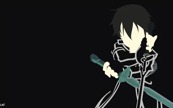 Kazuto Kirigaya Kirito (Sword Art Online) Anime Sword Art Online HD Desktop Wallpaper | Background Image