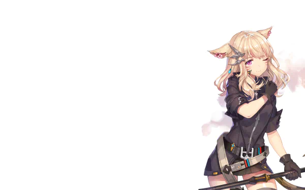 Miqo'te (Final Fantasy) video game Final Fantasy XIV HD Desktop Wallpaper | Background Image