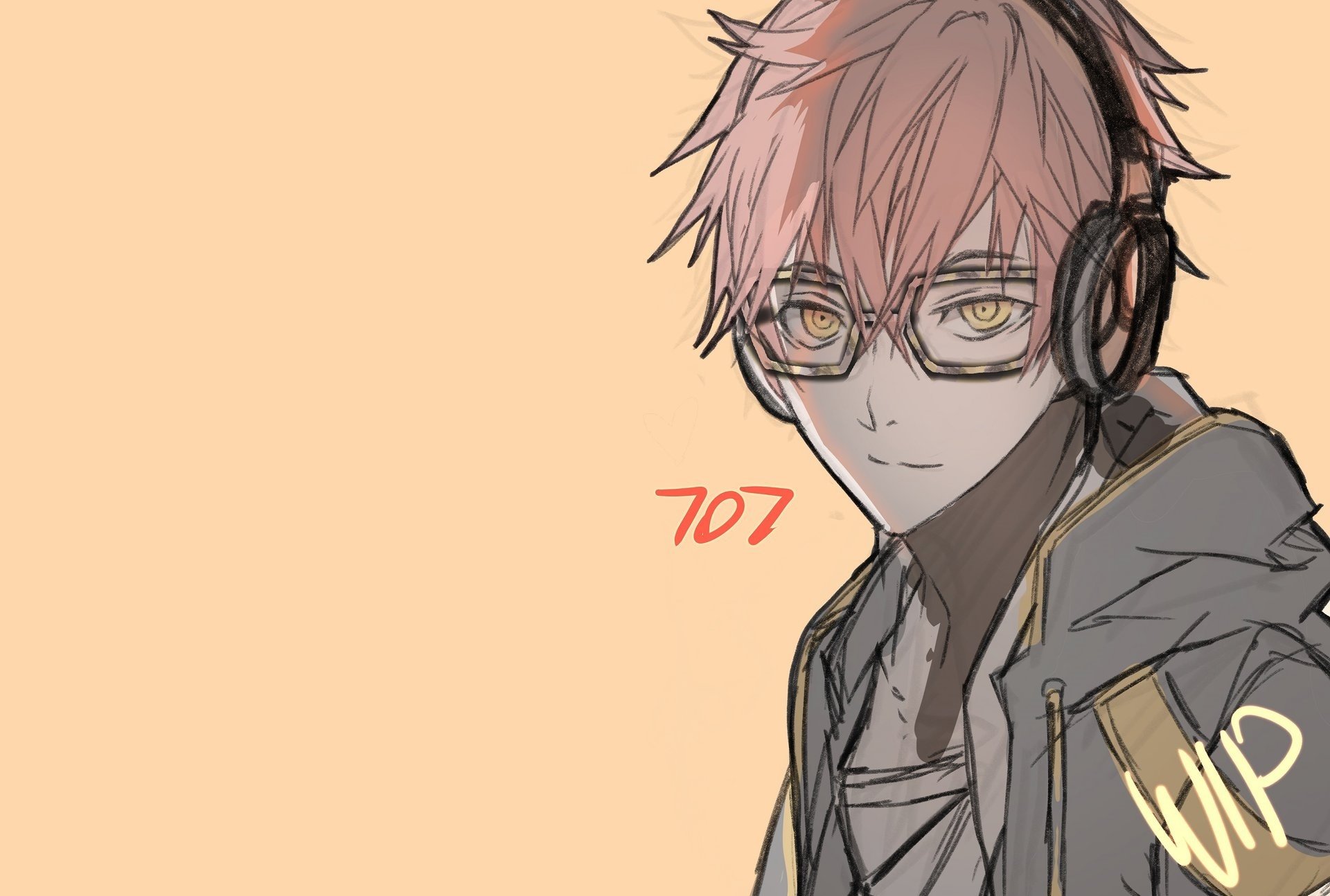 Download 707 (Mystic Messenger) Anime Mystic Messenger HD Wallpaper