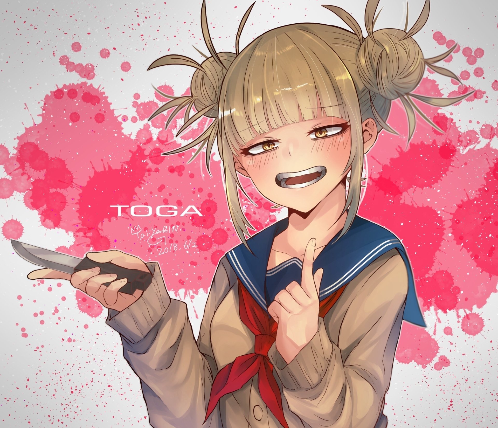 Download Himiko Toga Anime My Hero Academia HD Wallpaper by TaiyaKING