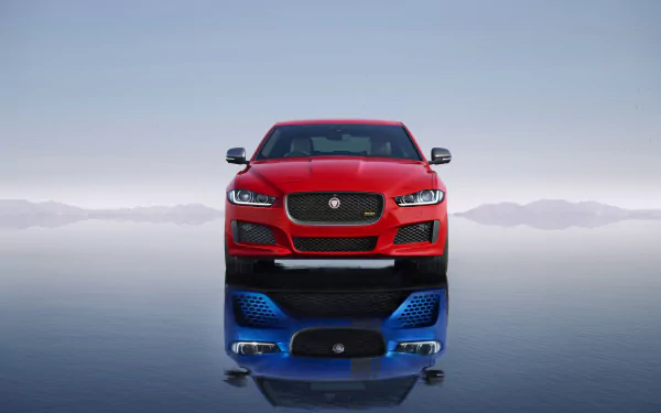 reflection car Jaguar (Car) vehicle Jaguar XE HD Desktop Wallpaper | Background Image