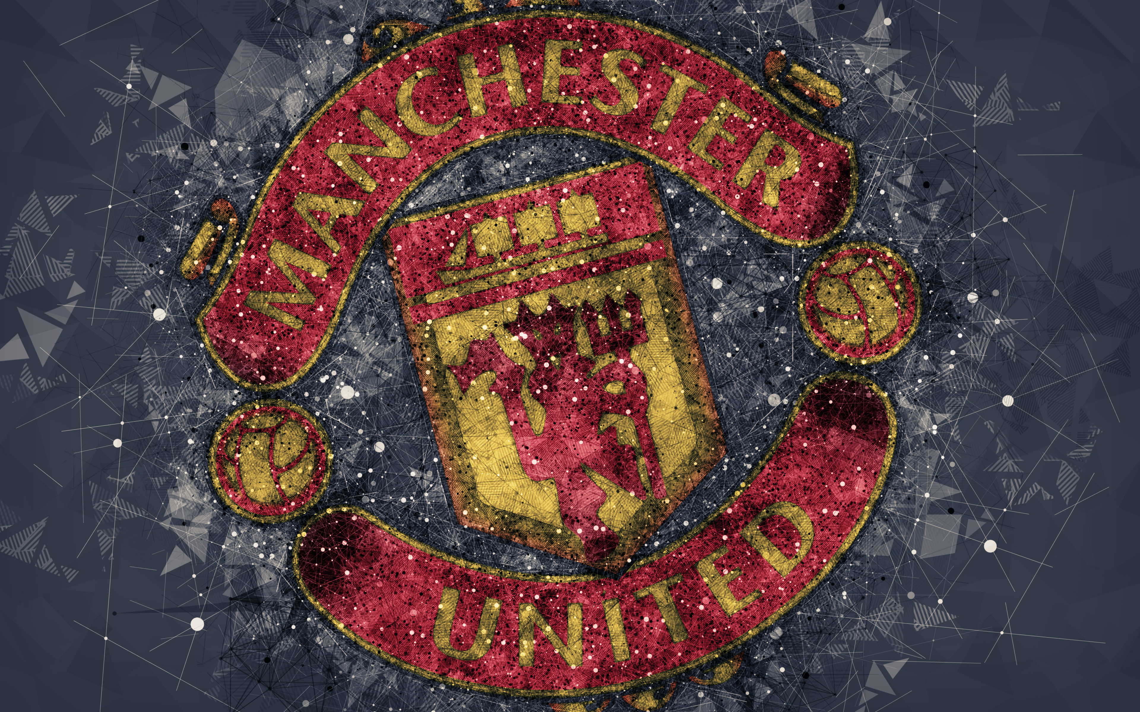 Manchester United Logo 4k Ultra Hd Wallpaper Background Image 3840x2400