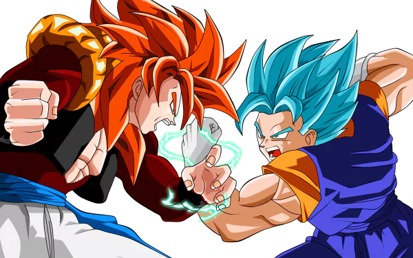 Vegito (Dragon Ball) Gogeta (Dragon Ball) Anime Dragon Ball Super HD Desktop Wallpaper | Background Image