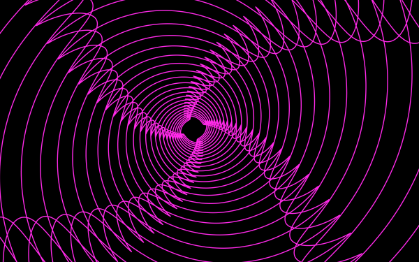 Abstract Spiral Fractal Lines Pink HD Wallpaper | Background Image