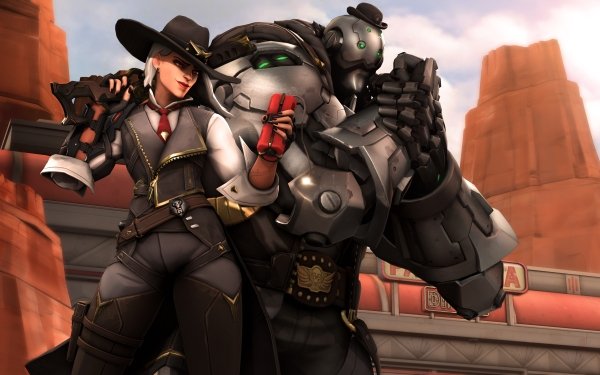 Video Game Overwatch Ashe B.O.B. HD Wallpaper | Background Image