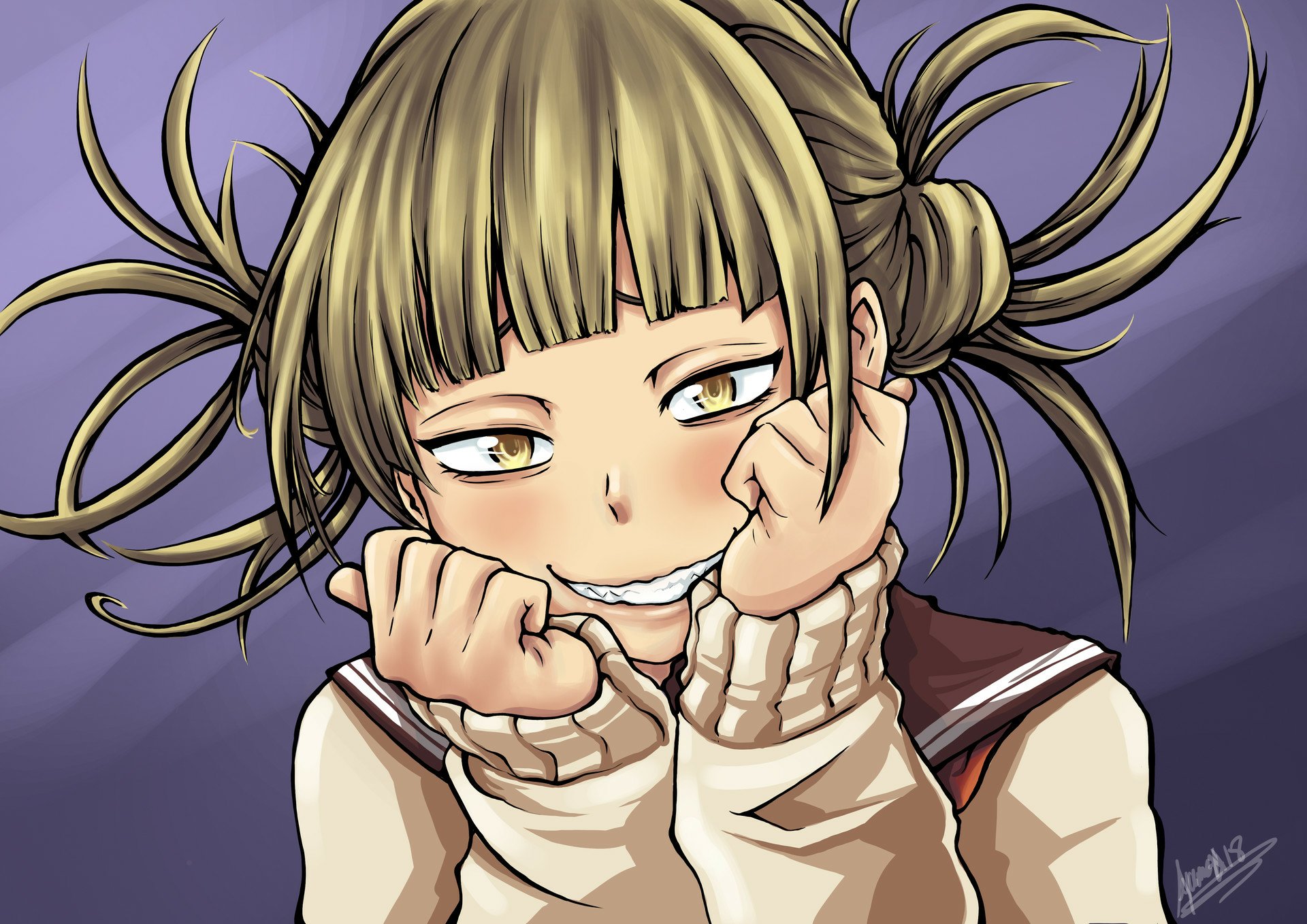 Download Himiko Toga Anime My Hero Academia HD Wallpaper by Maria Rosa ...