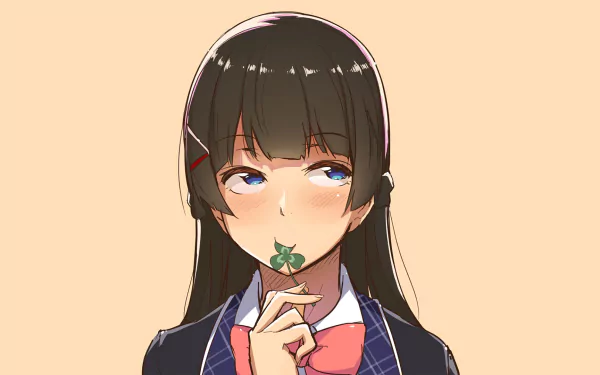 Nijisanji Tsukino Mito Anime Virtual Youtuber HD Desktop Wallpaper | Background Image