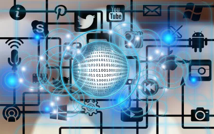 Gmail Pinterest Google Twitter Facebook Skype Windows Youtube Android (Operating System) internet technology social media HD Desktop Wallpaper | Background Image