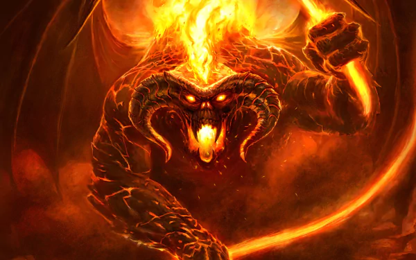 demon horns Balrog (Lord Of The Rings) fantasy The Lord Of The Rings HD Desktop Wallpaper | Background Image