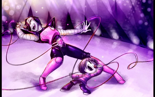  Frisk e Mettaton
