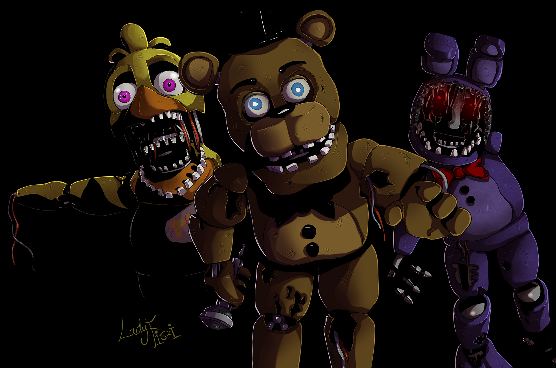 Compra online de Fnaf 2 Withered Chica Five Nights At Freddy's 2