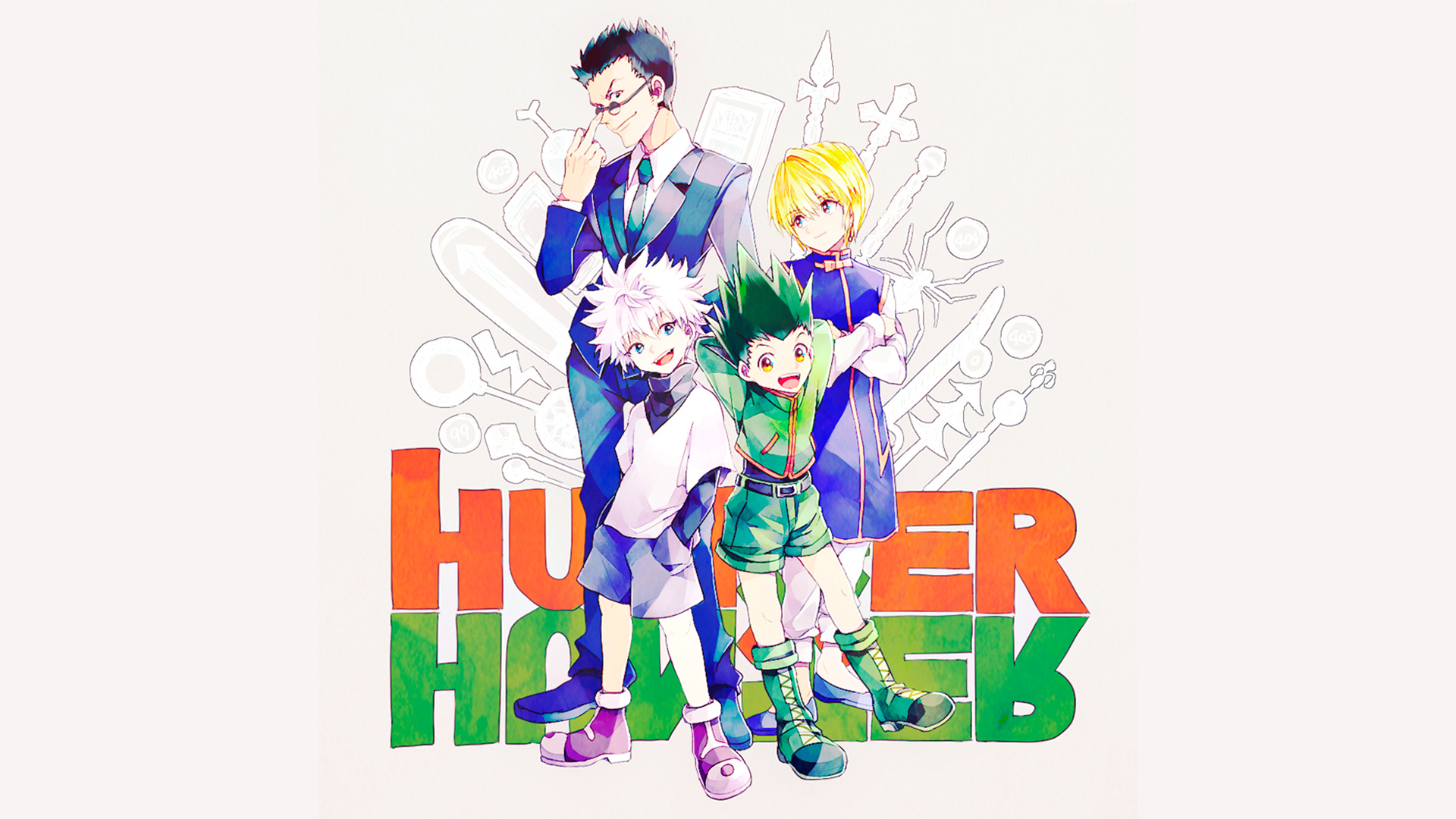 Download Kurapika And Leorio Wallpaper