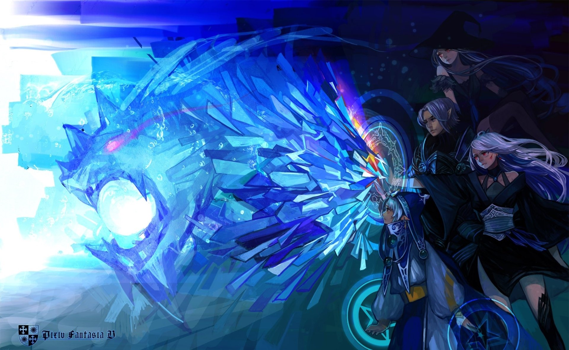 Download Anime Pixiv Fantasia V HD Wallpaper