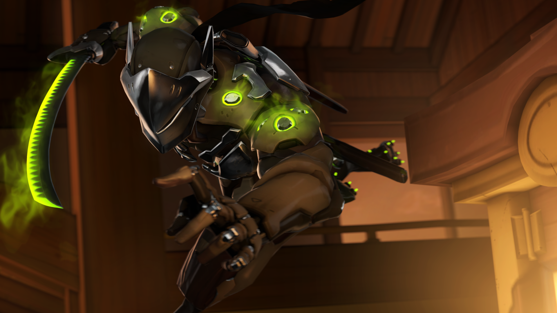 Download Genji (Overwatch) Video Game Overwatch HD Wallpaper by Its