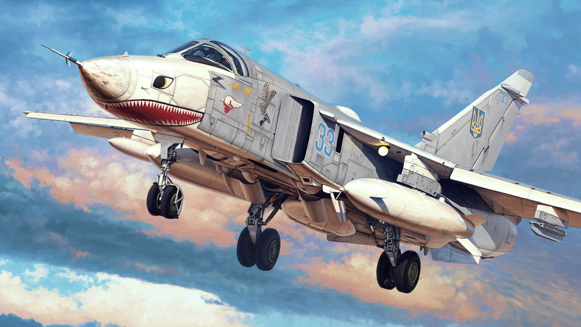 Military Sukhoi Su-24 HD Wallpaper | Background Image