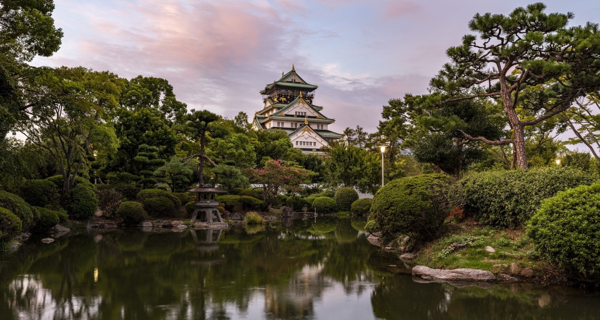 Download Man Made Osaka Castle HD Wallpaper