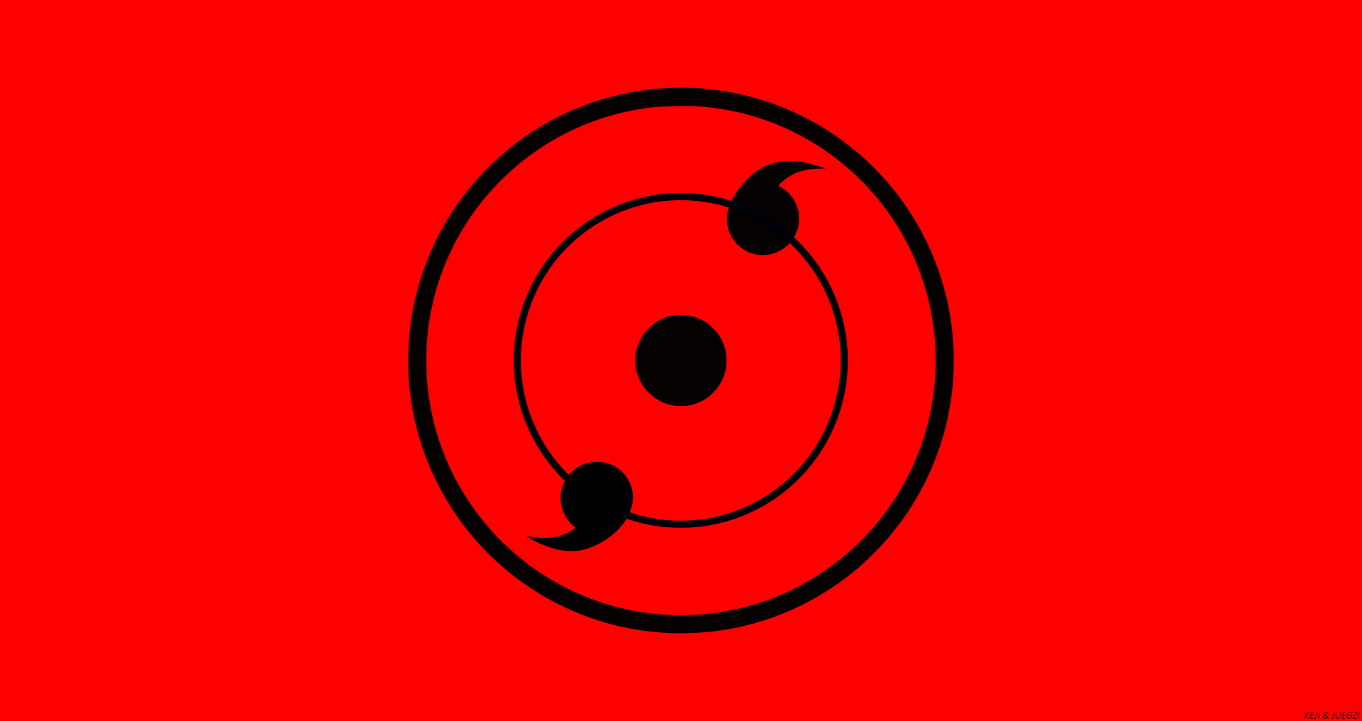 Double Tomoe Sharingan by KEJI