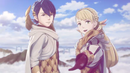 Sharena (Fire Emblem) Alfonse (Fire Emblem) video game Fire Emblem Heroes HD Desktop Wallpaper | Background Image