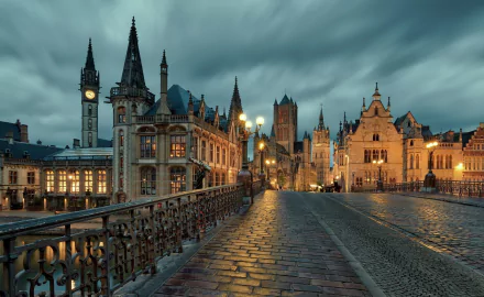 Belgium church man made Ghent HD Desktop Wallpaper | Background Image